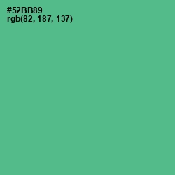 #52BB89 - Breaker Bay Color Image