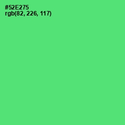 #52E275 - Emerald Color Image