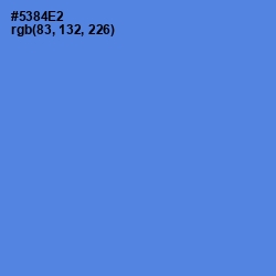 #5384E2 - Havelock Blue Color Image