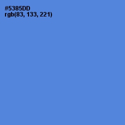 #5385DD - Havelock Blue Color Image
