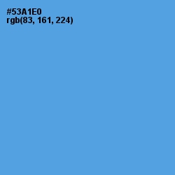 #53A1E0 - Picton Blue Color Image