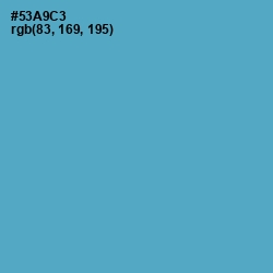 #53A9C3 - Shakespeare Color Image