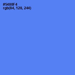 #5480F4 - Cornflower Blue Color Image