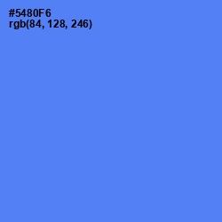 #5480F6 - Cornflower Blue Color Image