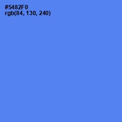 #5482F0 - Cornflower Blue Color Image