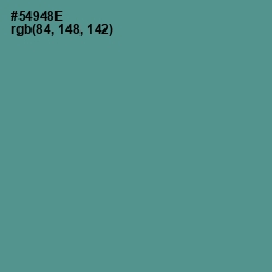 #54948E - Smalt Blue Color Image