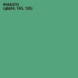 #54A57D - Aqua Forest Color Image