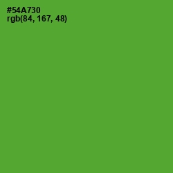 #54A730 - Apple Color Image