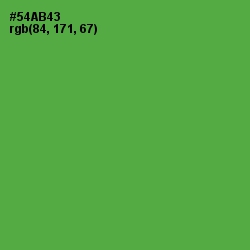 #54AB43 - Fruit Salad Color Image