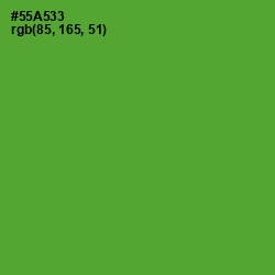 #55A533 - Apple Color Image