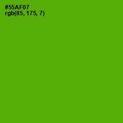 #55AF07 - Christi Color Image