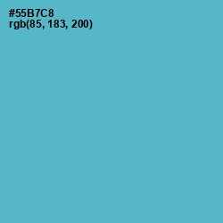 #55B7C8 - Shakespeare Color Image