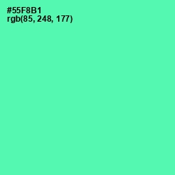 #55F8B1 - De York Color Image
