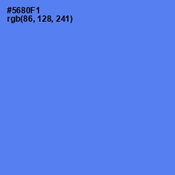 #5680F1 - Cornflower Blue Color Image