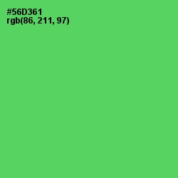 #56D361 - Emerald Color Image