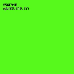 #56F91B - Bright Green Color Image