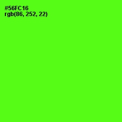 #56FC16 - Bright Green Color Image