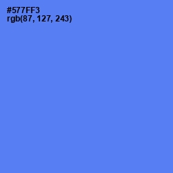 #577FF3 - Royal Blue Color Image