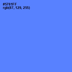 #5781FF - Cornflower Blue Color Image