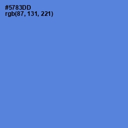 #5783DD - Havelock Blue Color Image