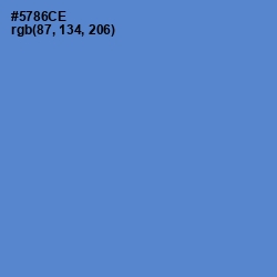 #5786CE - Havelock Blue Color Image