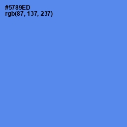 #5789ED - Cornflower Blue Color Image