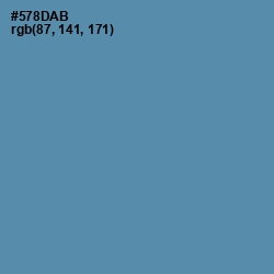 #578DAB - Horizon Color Image