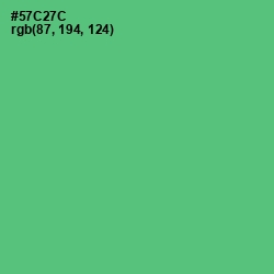 #57C27C - Emerald Color Image