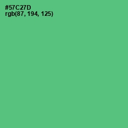 #57C27D - Emerald Color Image