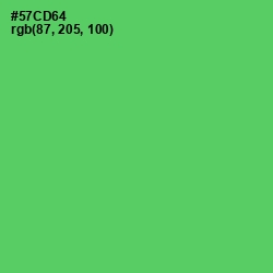 #57CD64 - Emerald Color Image