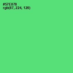 #57E078 - Emerald Color Image