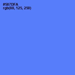 #587DFA - Royal Blue Color Image