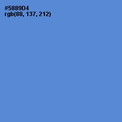 #5889D4 - Havelock Blue Color Image