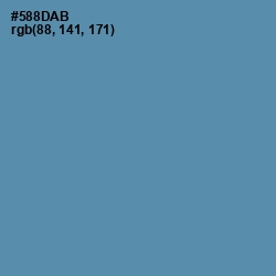 #588DAB - Horizon Color Image