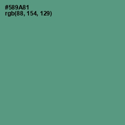 #589A81 - Smalt Blue Color Image