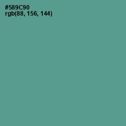 #589C90 - Smalt Blue Color Image