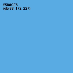 #58ACE3 - Picton Blue Color Image