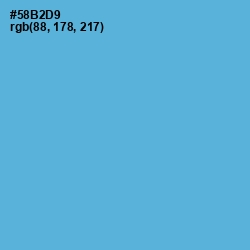 #58B2D9 - Shakespeare Color Image