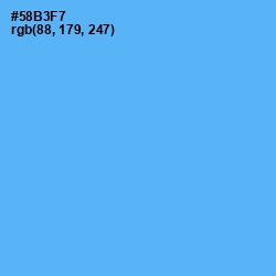 #58B3F7 - Picton Blue Color Image