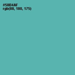 #58B4AF - Tradewind Color Image