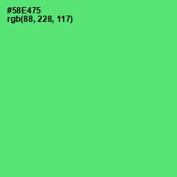 #58E475 - Emerald Color Image
