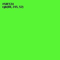 #58F534 - Bright Green Color Image