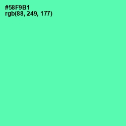 #58F9B1 - De York Color Image