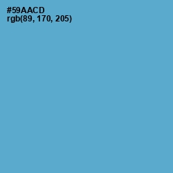 #59AACD - Shakespeare Color Image