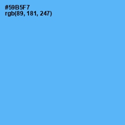#59B5F7 - Picton Blue Color Image