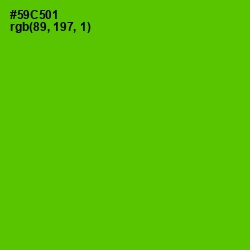 #59C501 - Bright Green Color Image