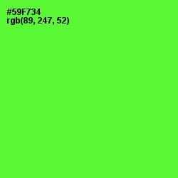 #59F734 - Bright Green Color Image