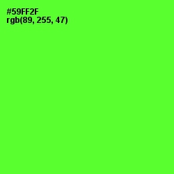 #59FF2F - Bright Green Color Image