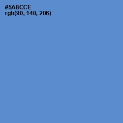 #5A8CCE - Havelock Blue Color Image