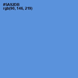 #5A92DB - Havelock Blue Color Image